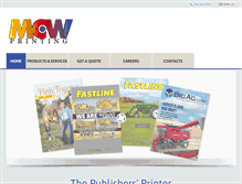 Tablet Screenshot of mcwprinting.com